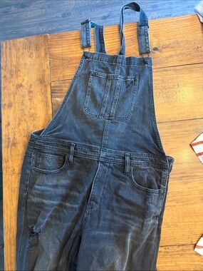 American Eagle Women’s Black Denim Overalls
